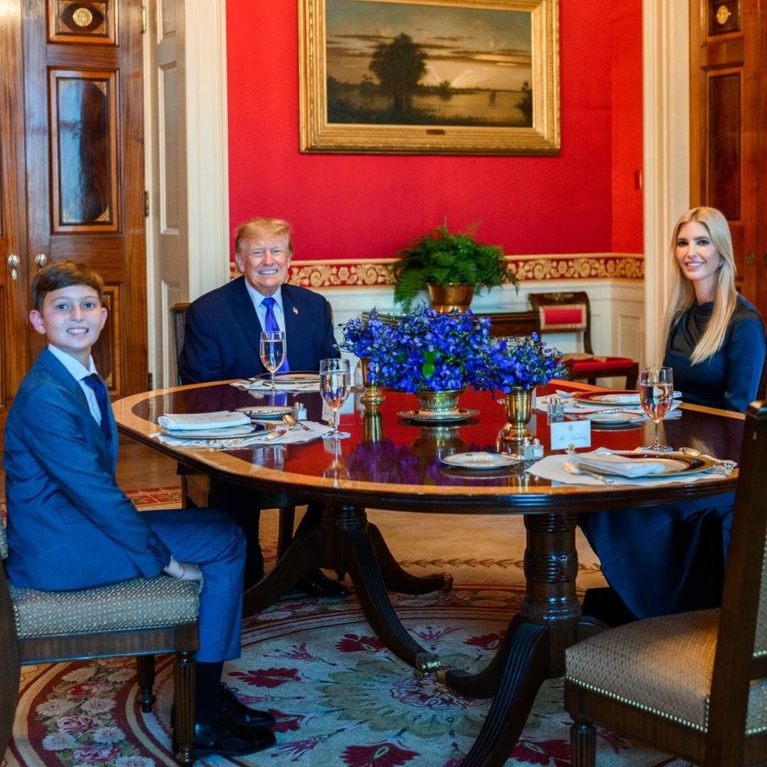 Ivanka Trump celebra el cumpleaños de su hijo Joseph en la Casa Blanca con el presidente como anfitrión de lujo