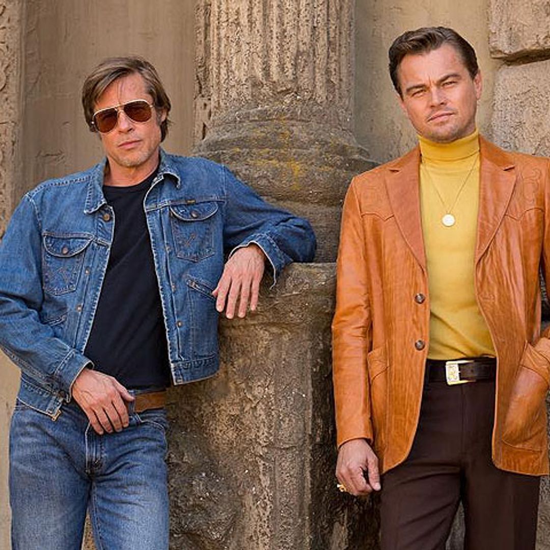 ¡Con look sesentero y juntos! Brad Pitt y Leonardo DiCaprio, como nunca antes los habías visto