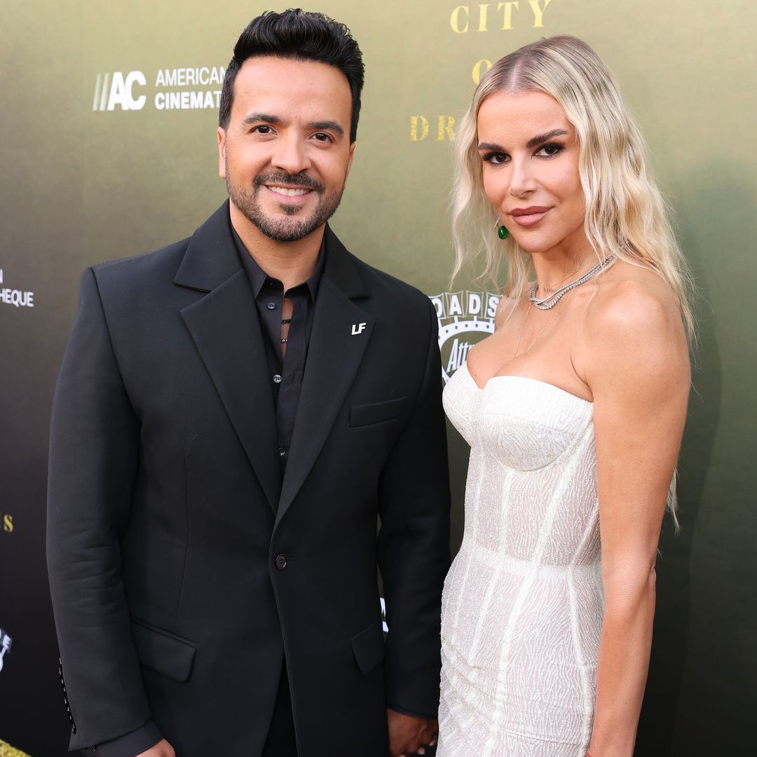 Luis Fonsi y Agueda López en cita doble con Daniela Ospina y Gabriel Coronel en el Gran Pemio de Miami