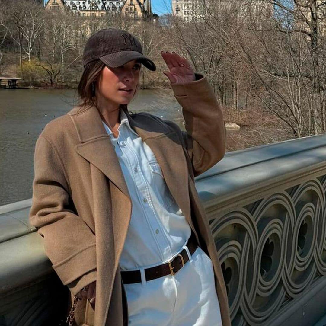 El truco FASHION de María Pombo en Nueva York que te ayudará a vestir bien en tu próximo viaje