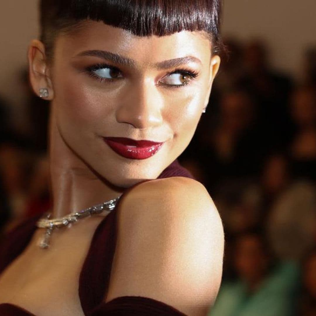 Zendaya en un ‘vampy look’ para el desfile de Fendi Alta Costura