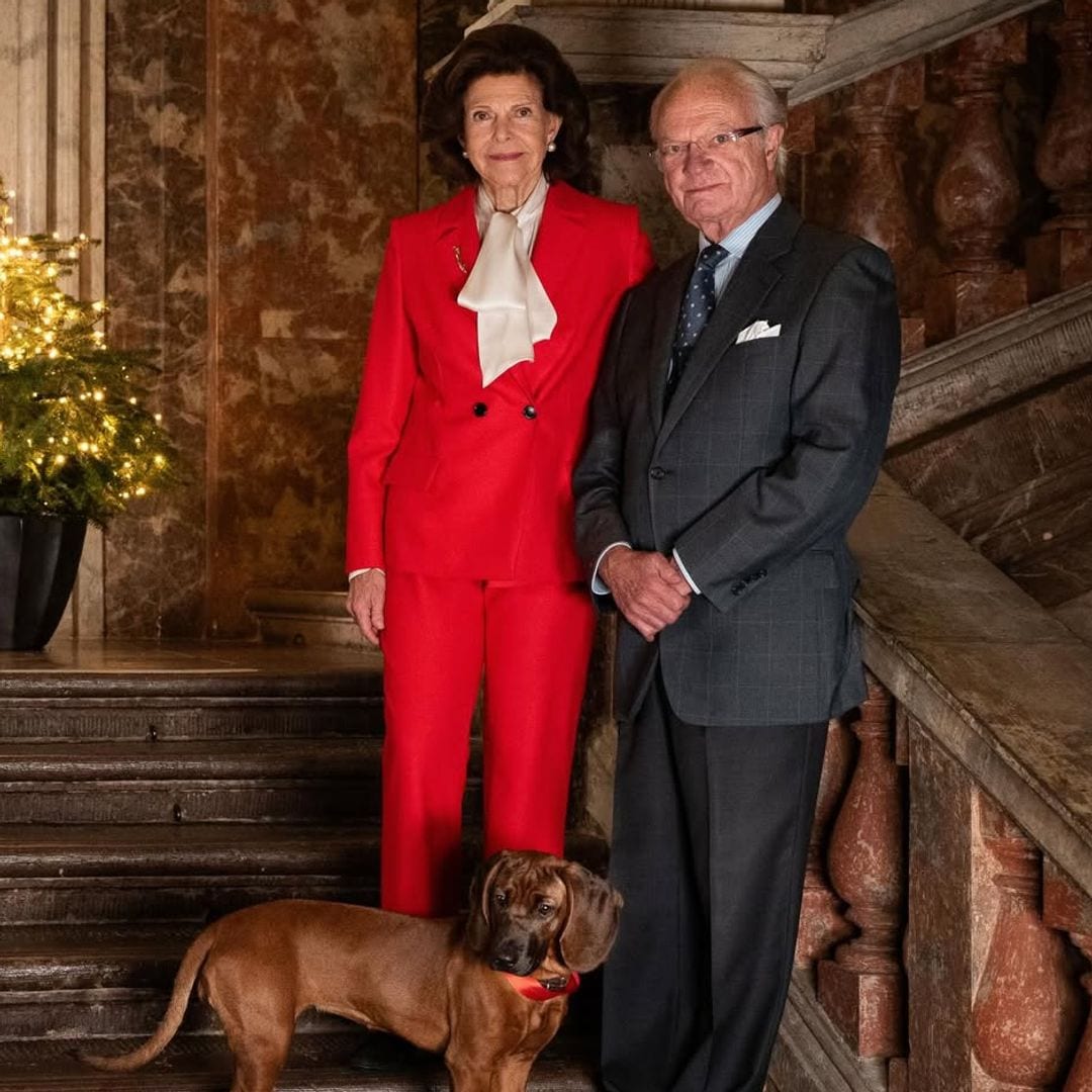 No es un nieto, pero lo ha cambiado todo: Lo que alegra la Navidad a los reyes Carlos Gustavo y Silvia de Suecia