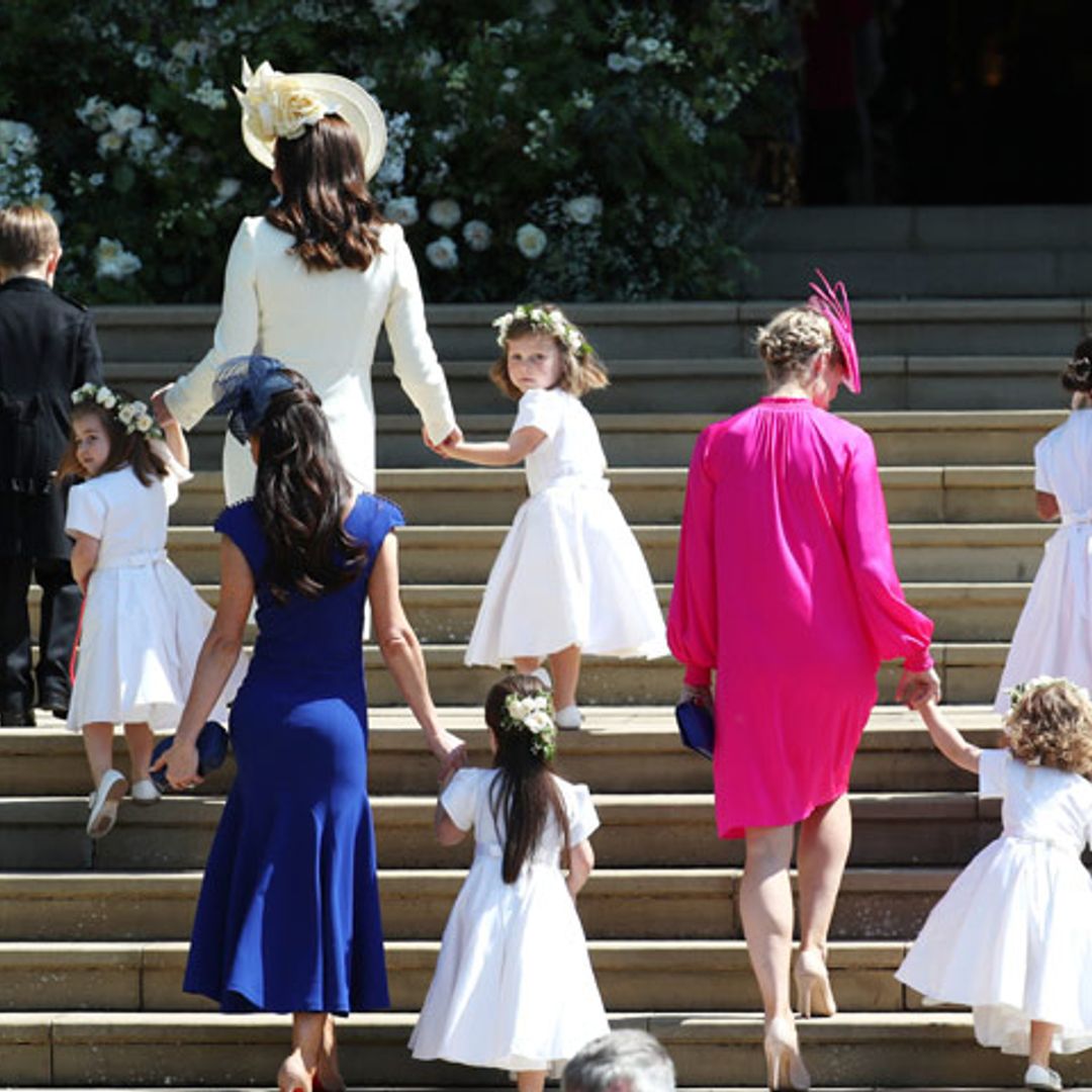 Los príncipes George y Charlotte, el paje y la damita más formales de la corte de Meghan