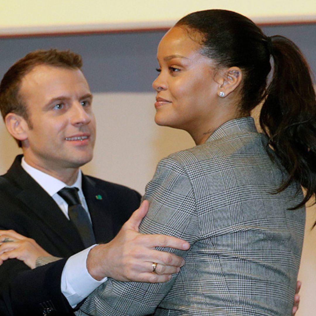 El curioso encuentro entre Rihanna y Emmanuel Macron. ¿Cuál es el origen de su sorprendente amistad?