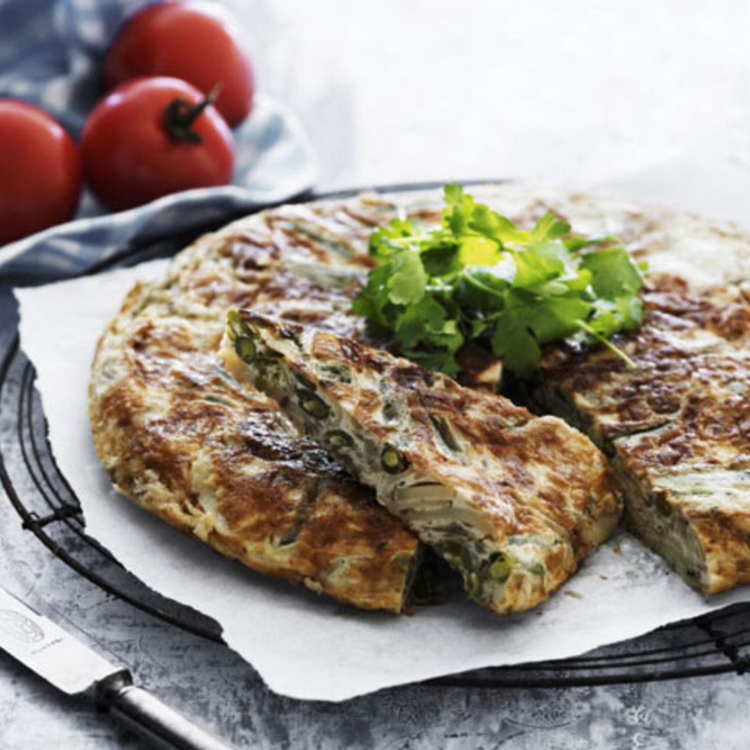 Tortilla italiana de judías verdes ('frittata')