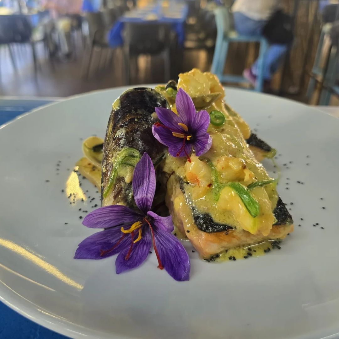 Receta con flor de azafrán, Consuegra, Toledo