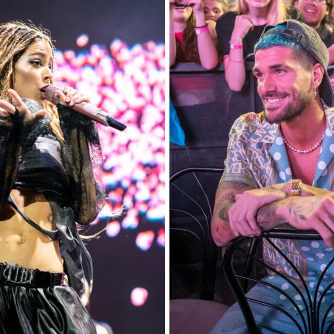 Del baile al llanto, Rodrigo De Paul disfruta emocionado el concierto de TINI