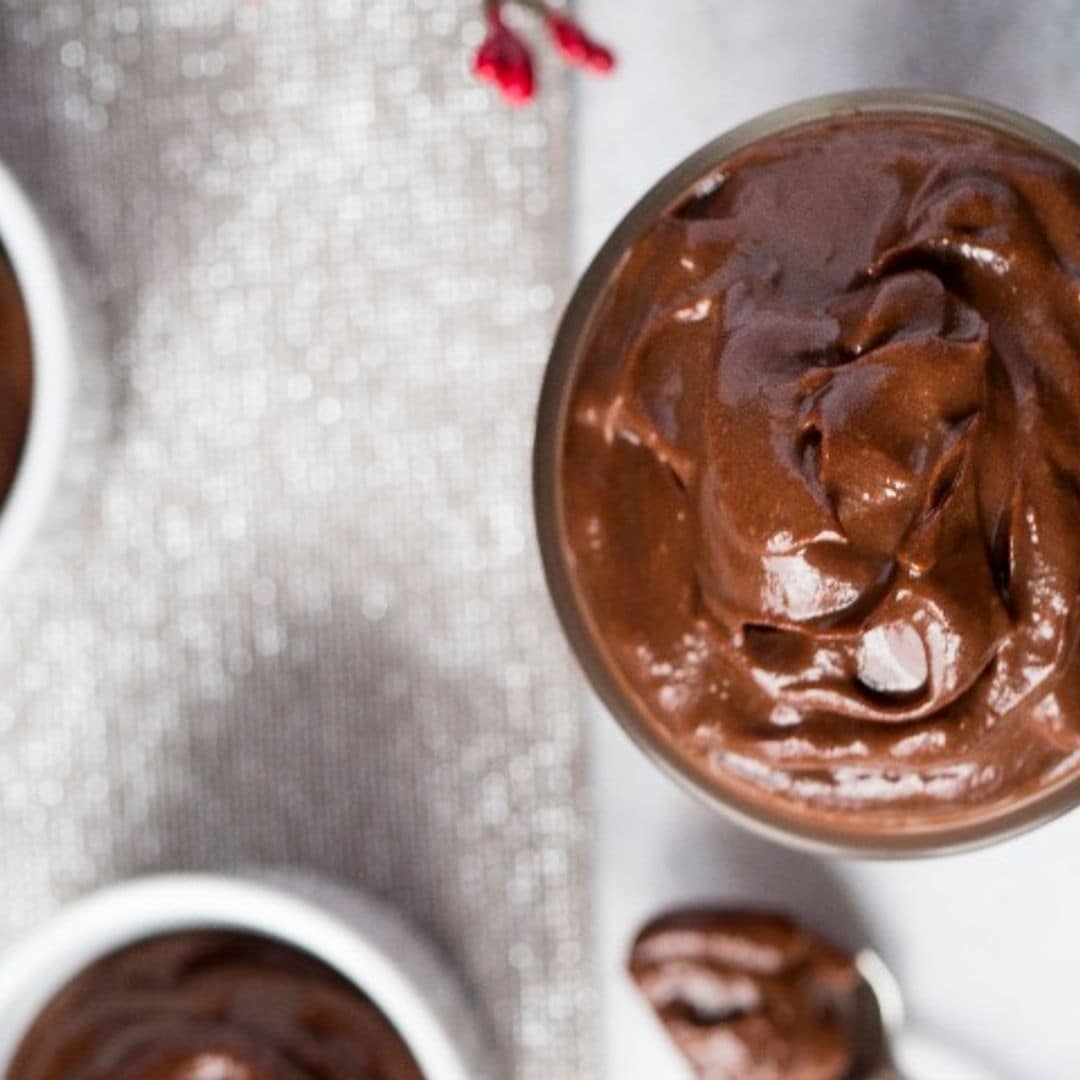 Crema fría de chocolate