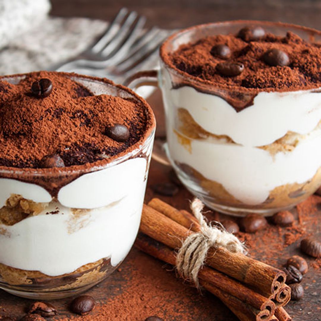 Vasitos de tiramisú