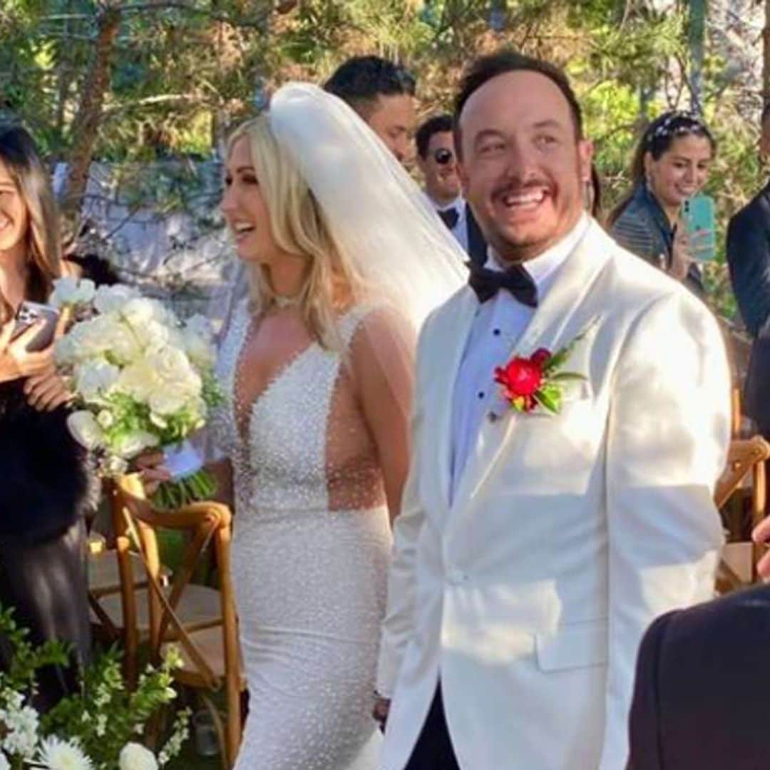 Las imágenes de la romántica boda de Taylor, hija del actor David Hasselhoff