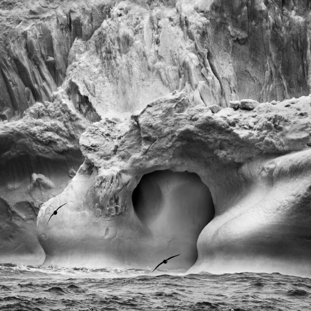 Glaciares. Entre las islas Blanco y Bellingshausen, islas Sandwich del Sur, 2009. © Sebastião Salgado