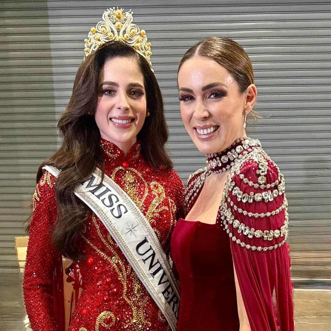 Jacky Bracamontes y Fátima Bosch protagonizan un emotivo encuentro tras la final de Miss Universe