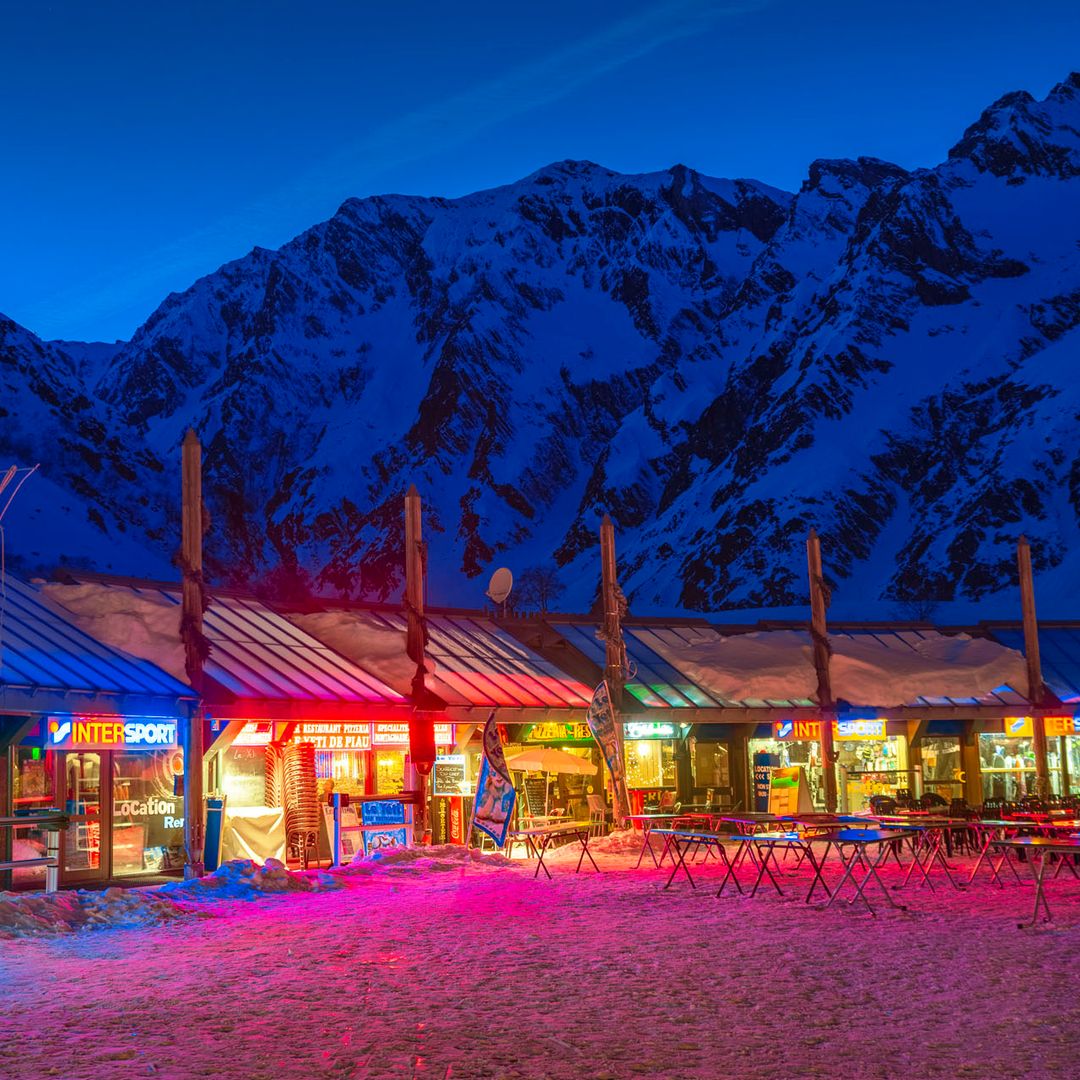 Piau Engaly ski resort, Aragnouet region , Aure Valley, Hautes Pyrenees, France