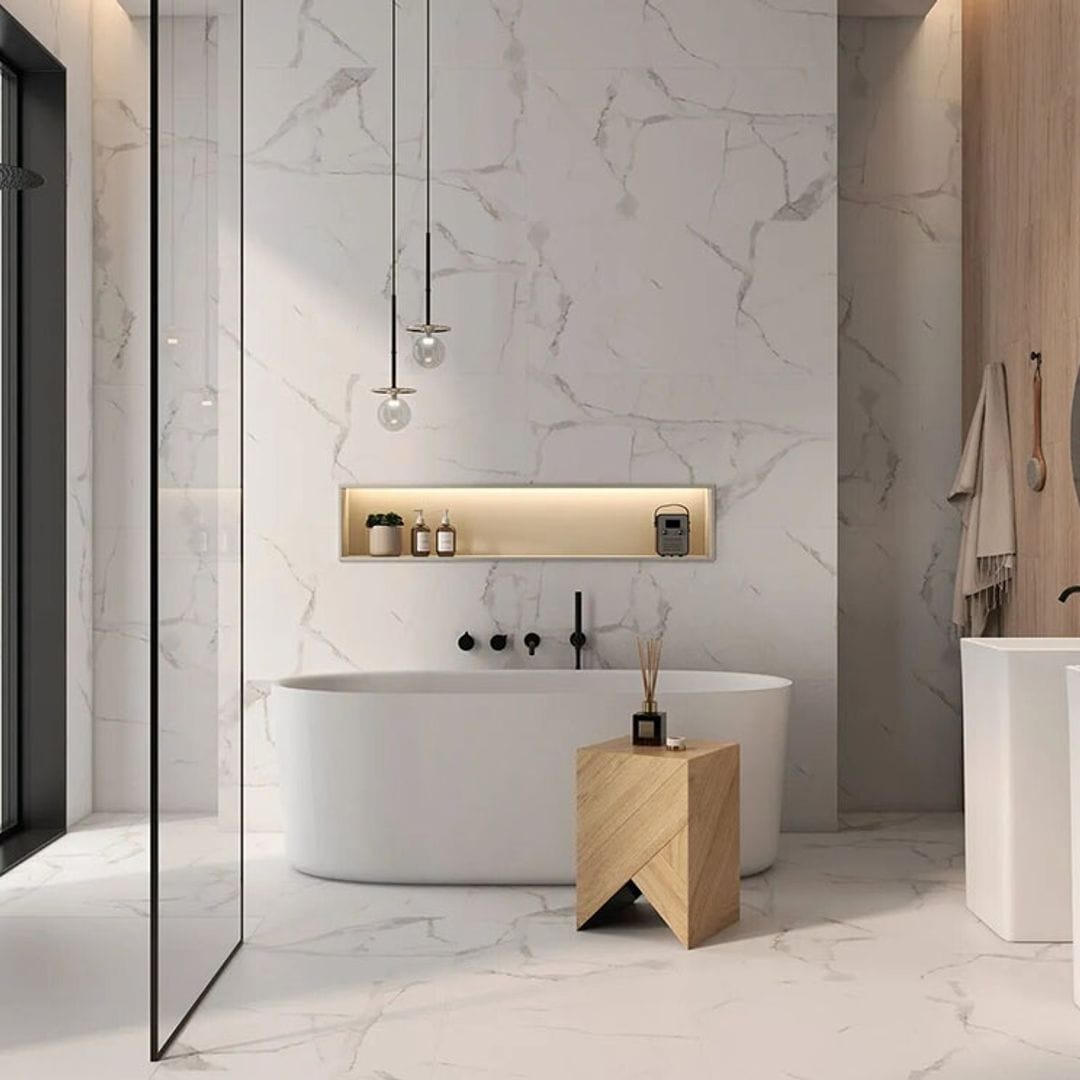 Así puedes modernizar el espacio de la ducha en el cuarto de baño