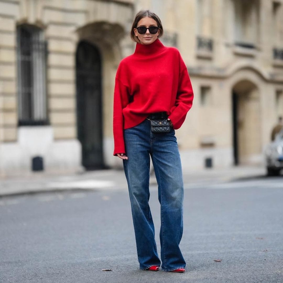 Jersey 'oversize' en invierno: el truco de estilo para llevarlo bien