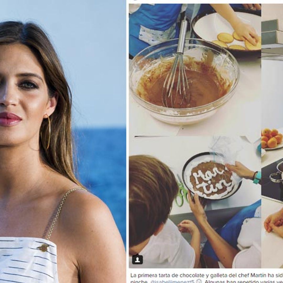 Martín, hijo de Sara Carbonero e Iker Casillas, un divertido 'mini chef'