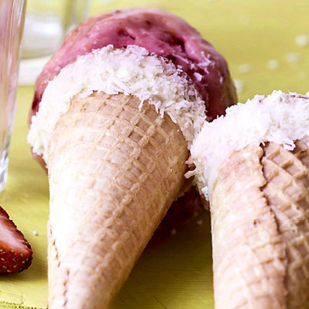 Cucuruchos de fresquillas y fresas