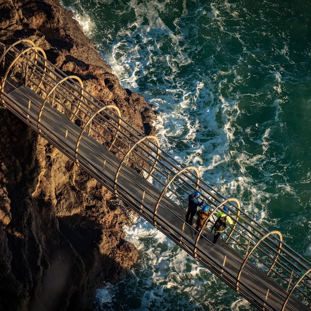 Pasarela The Gobbins Cliff Path, Irlanda del Norte