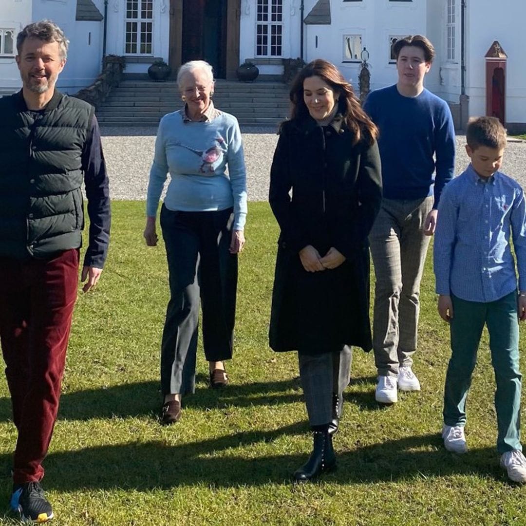 La nueva normalidad de la Familia Real de Dinamarca: reunión en palacio sin mascarilla y un divertido plan en Semana Santa