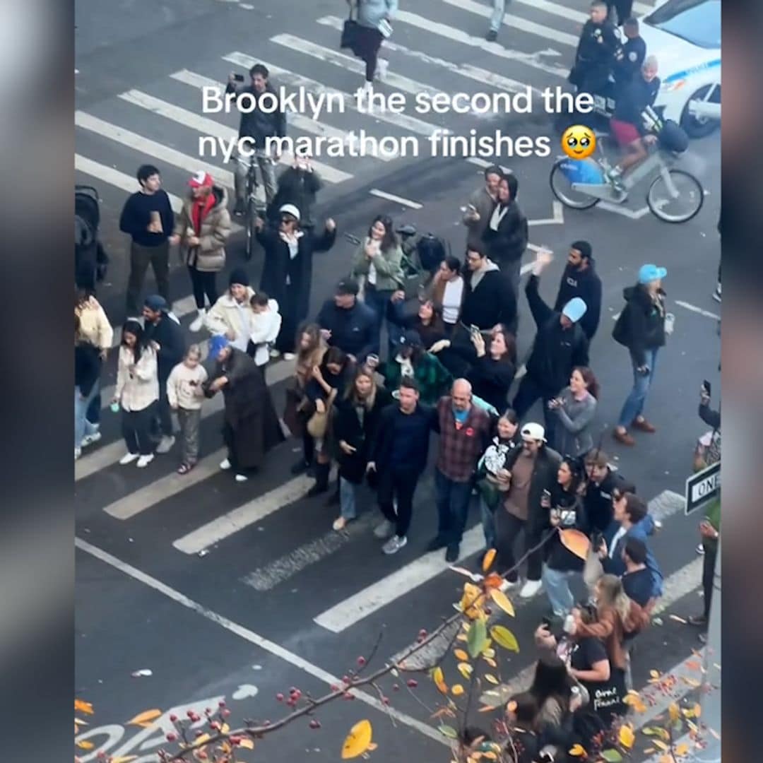El divertido baile de los vecinos de Brooklyn tras el fin de la maratón de Nueva York