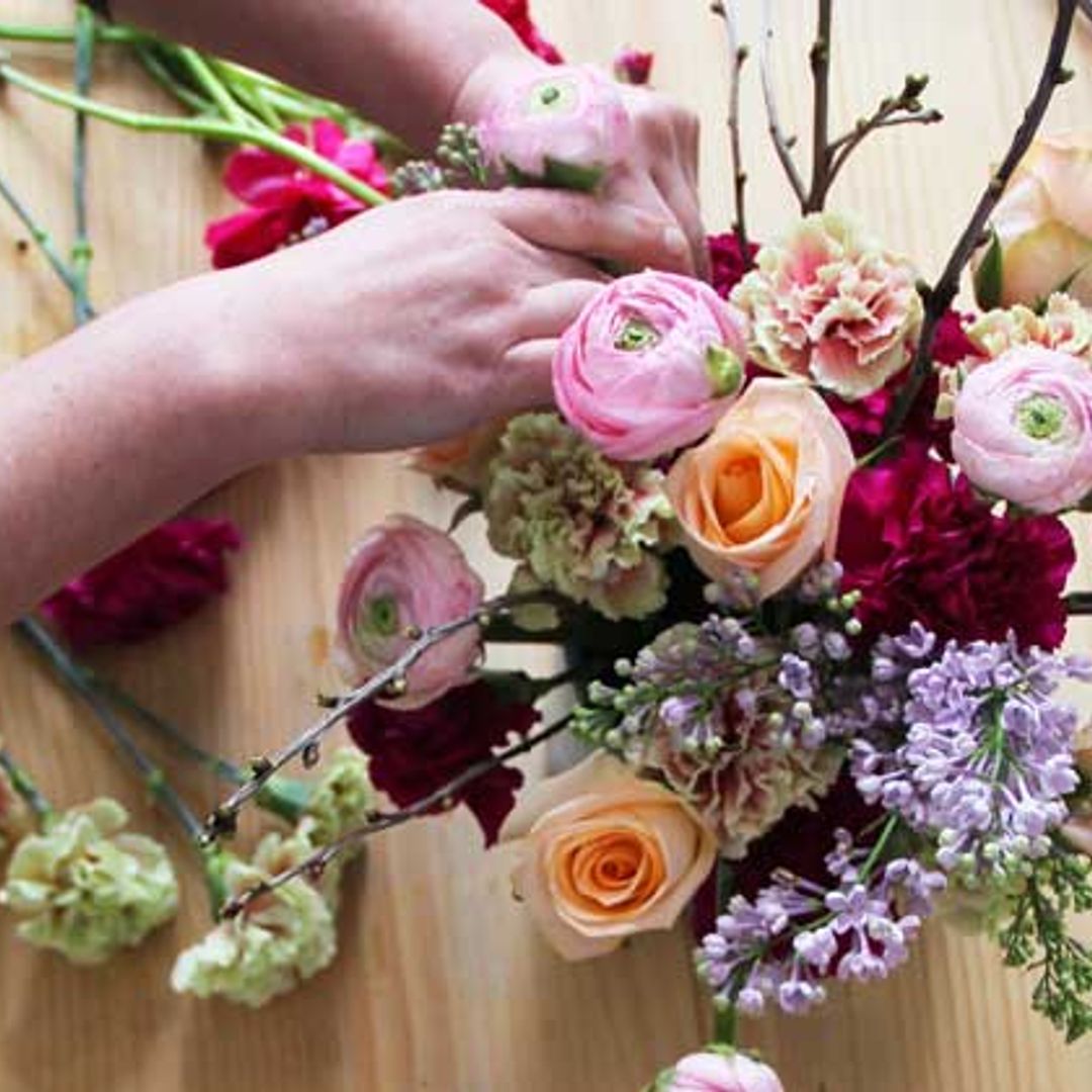 Arreglos florales con espíritu primaveral