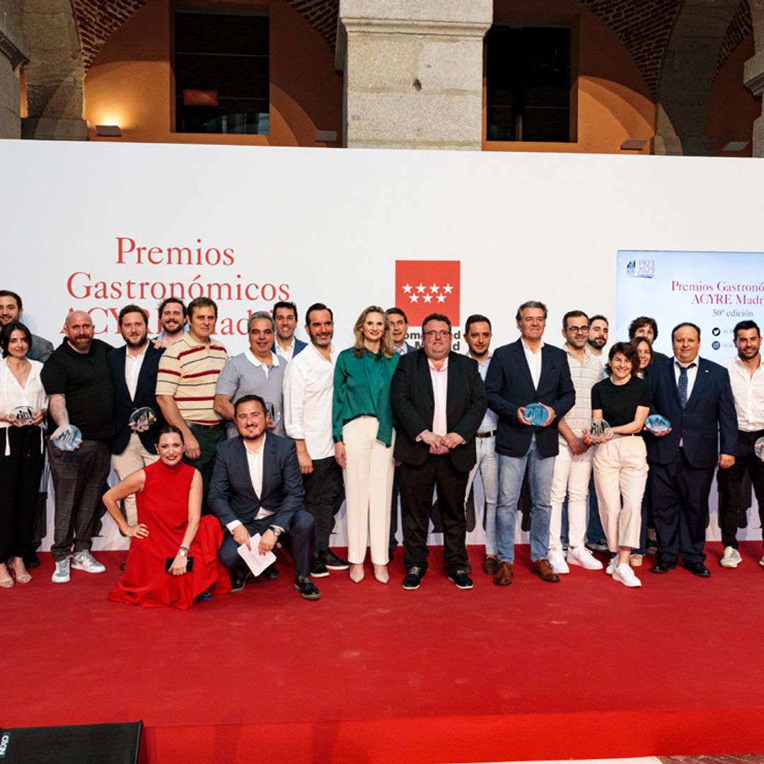 Mario Sandoval, Ugo Chan, Tripea y María José Huertas, Premios Gastronómicos de ACYRE Madrid