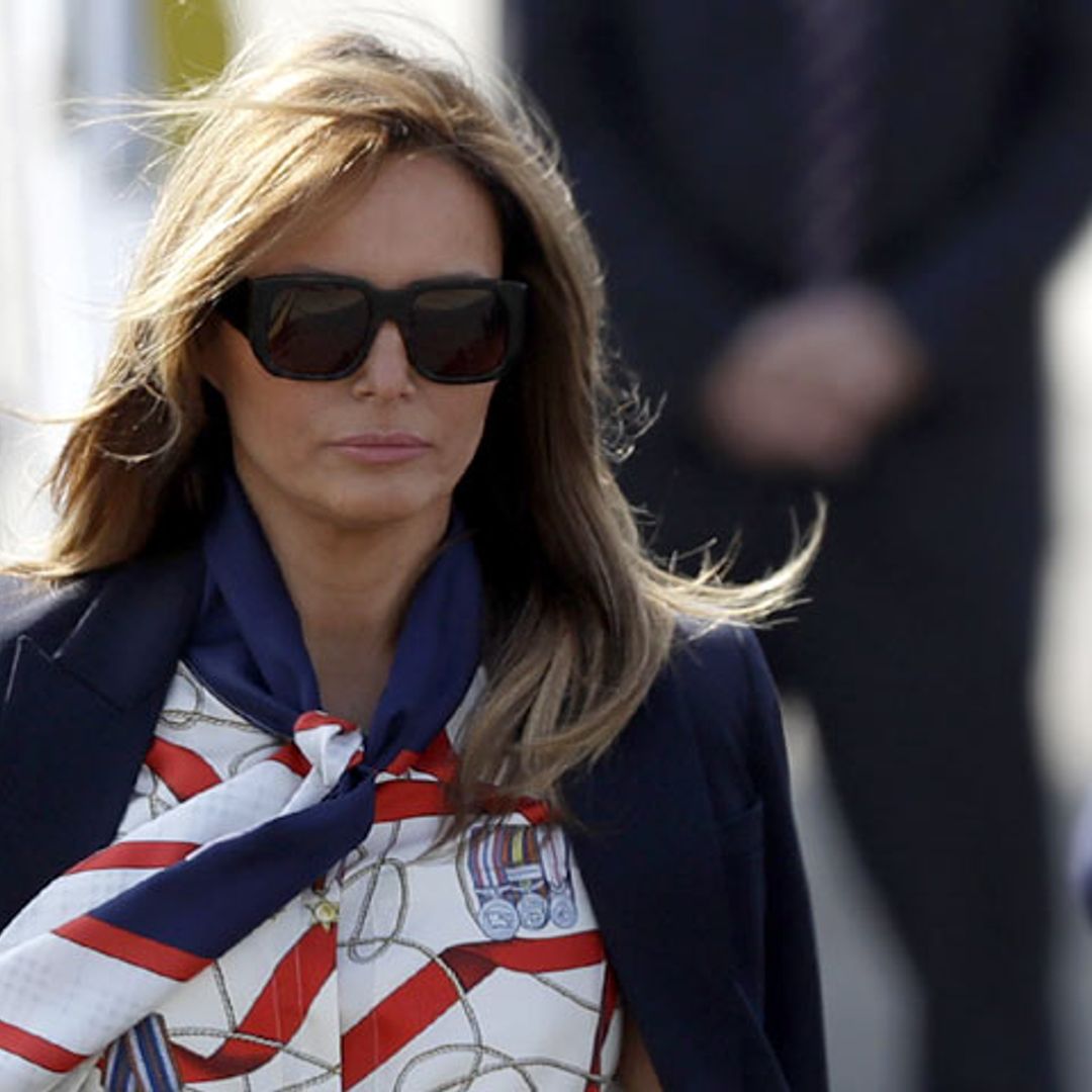 Melania Trump no se libra de las críticas con su primera imagen en Reino Unido