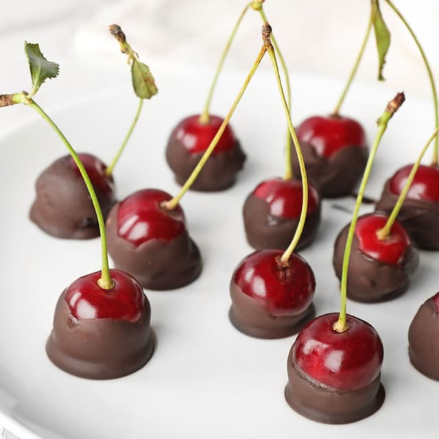cerezas chocolate