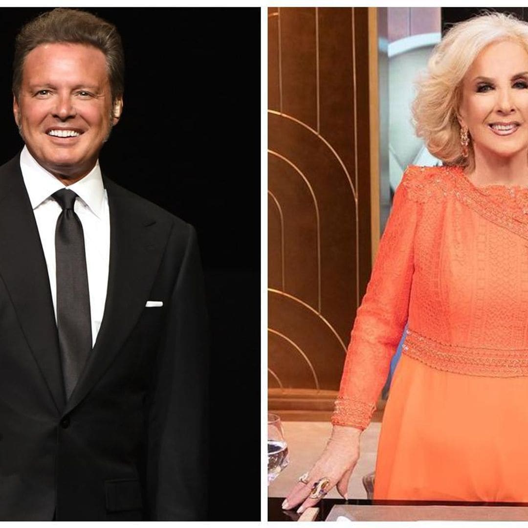 Luis Miguel y su gran gesto de caballero con la presentadora argentina Mirtha Legrand