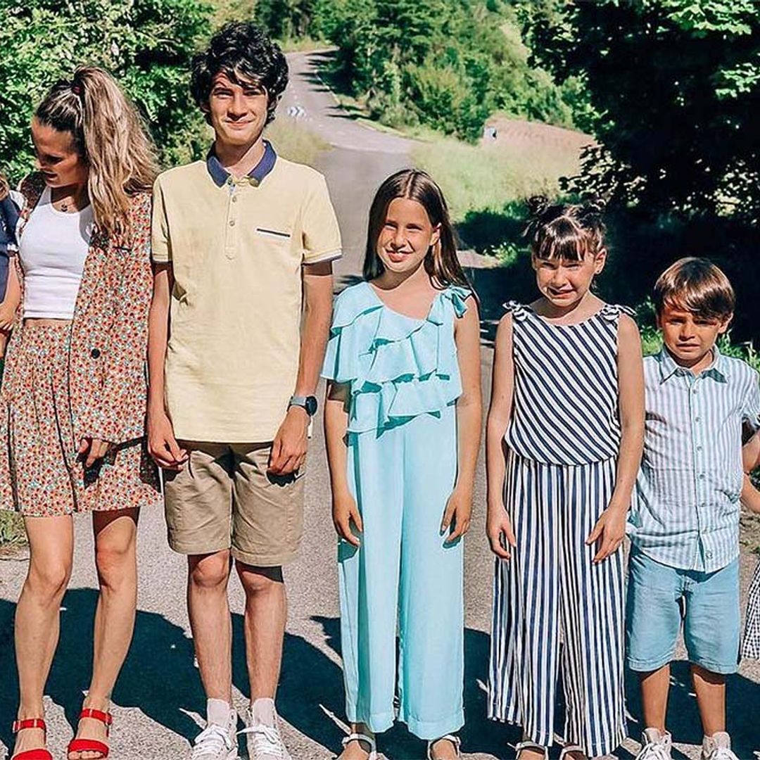 Conoce a la familia de nueve de Verdeliss que está a punto de ampliarse