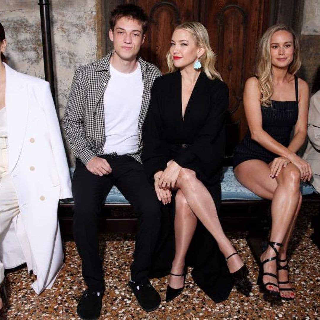 Kate Hudson, Camila Coelho y Nicky Hilton en el desfile de Max Mara en Venecia