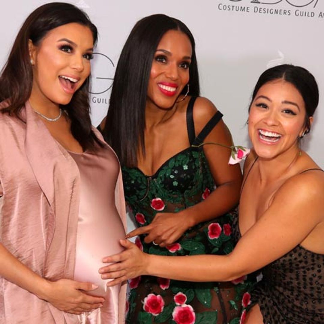 El embarazo de Eva Longoria protagoniza un divertido paseo por la alfombra roja