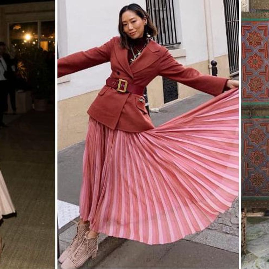 Faldas plisadas: la tendencia preferida de las celebs
