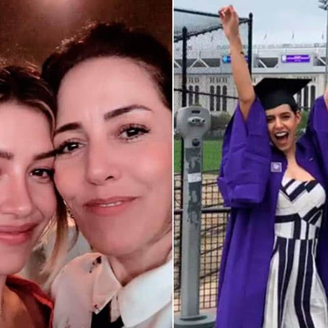 Michelle y Stephanie Salas celebran la graduación de Camila Valero
