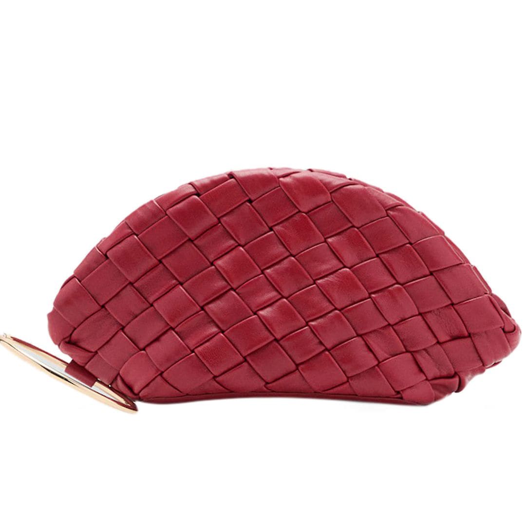 Bolso trenzado de piel (119,99 €), de Mango