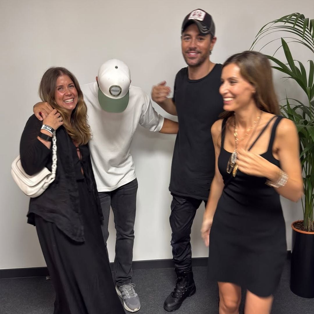 Enrique Iglesias con Ana Boyer, Fernando Verdasco y Ana Verdasco