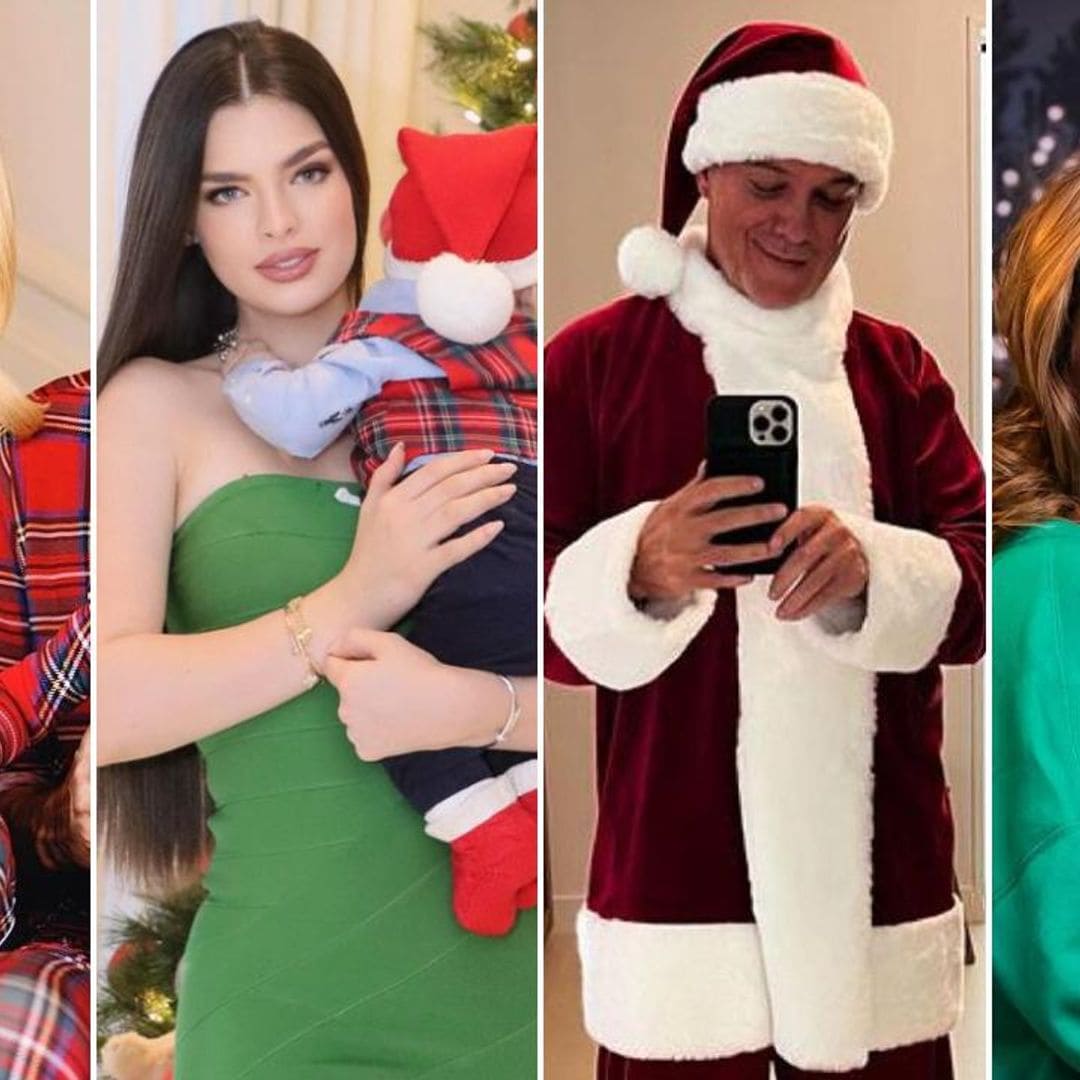 Navidad 2023: las mejores postales y posados navideños de los famosos
