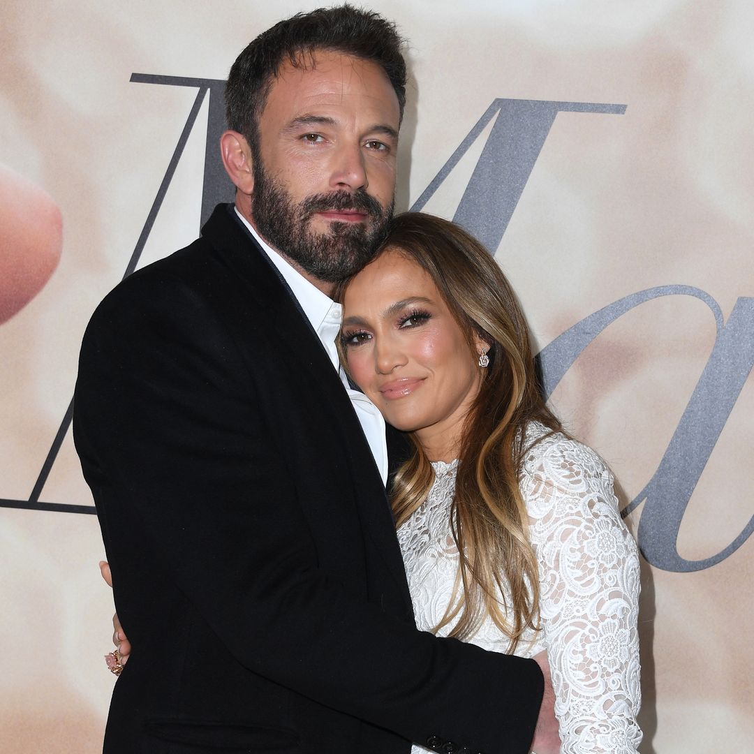 Ben Affleck y Jennifer Lopez en el estreno de "Marry Me" en Los Ángeles el 8 de febrero de 2022