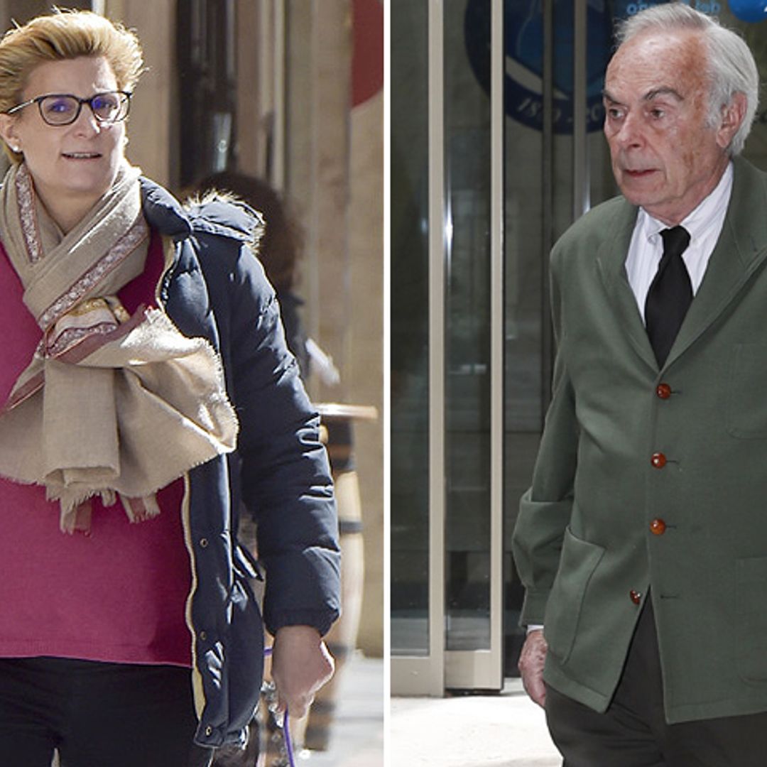 María Zurita recibe la visita de su padre tras dar a luz