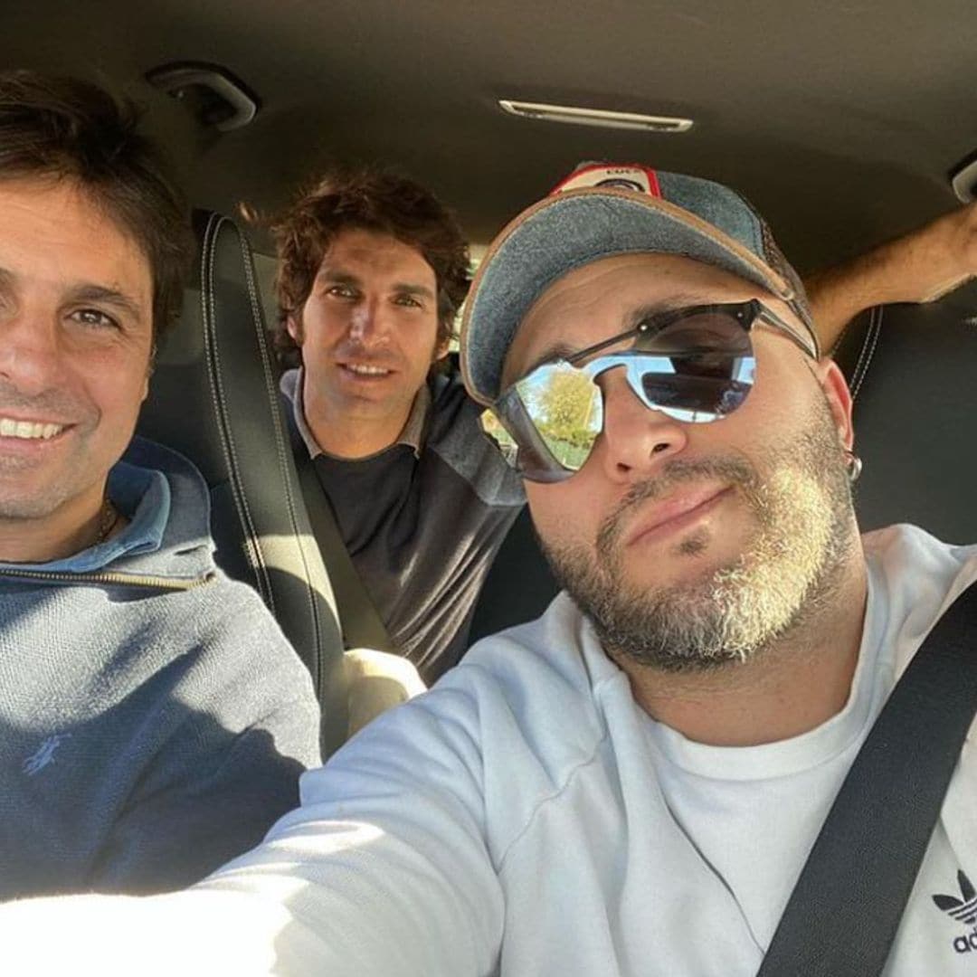 Kiko Rivera, acompañado de sus hermanos Francisco y Cayetano, visita por primera vez a su tío 'Riverita'