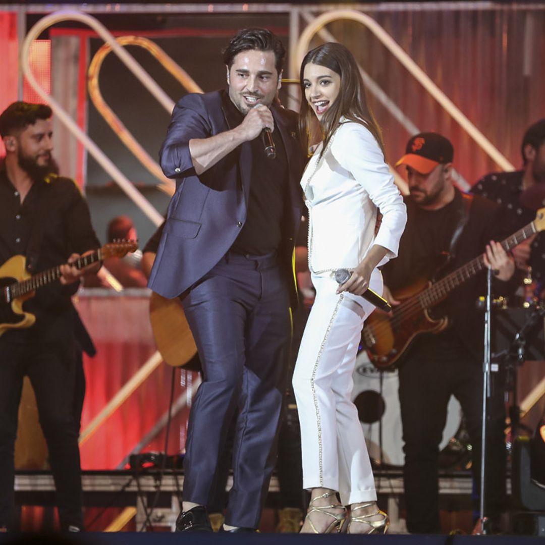 La invitada sorpresa al espectáculo de David Bustamante en los Premios Dial