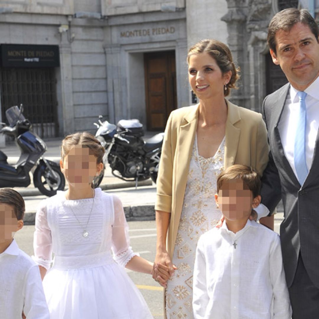 La emotiva comunión de la hija de Luis Alfonso de Borbón y Margarita Vargas