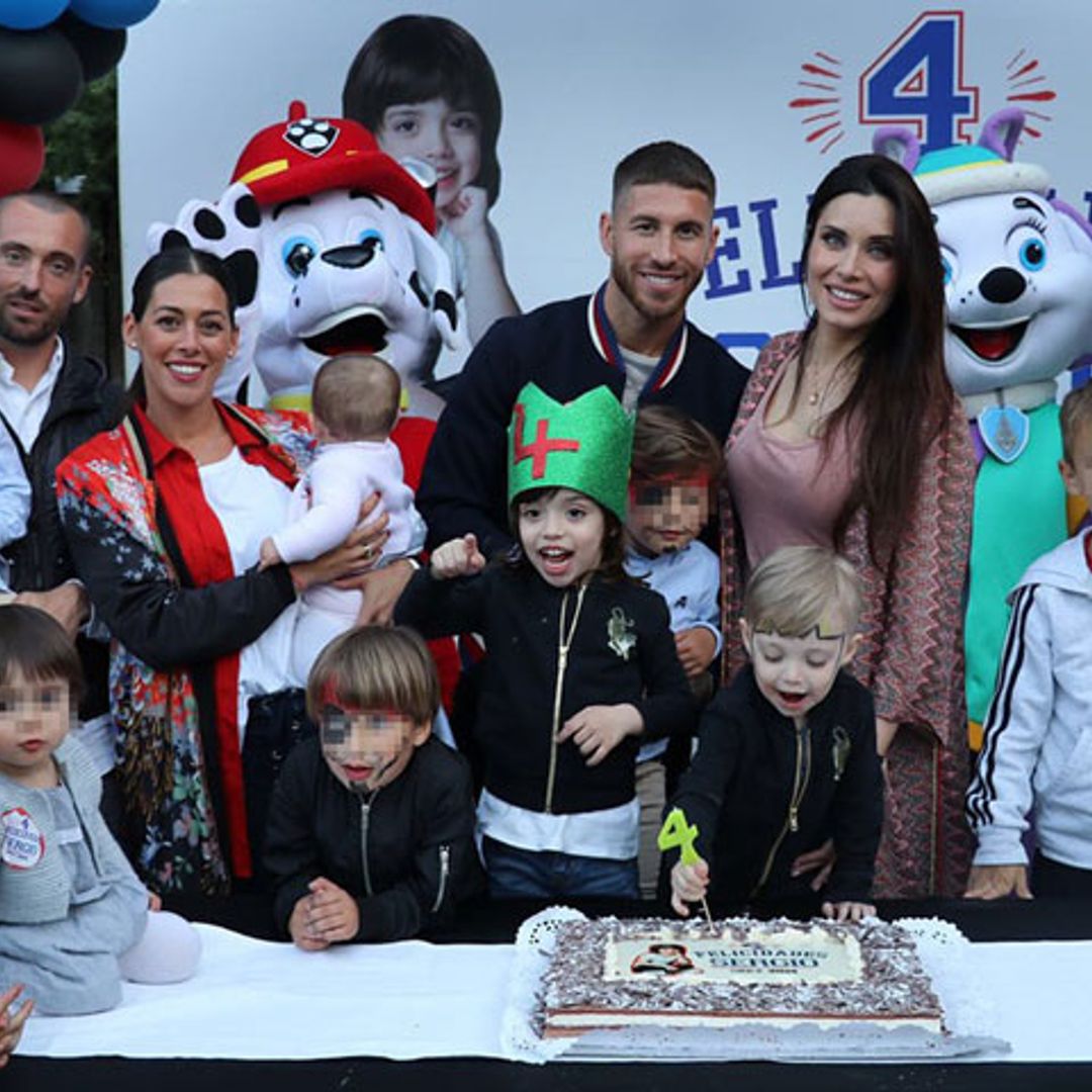 Globos, tarta y... ¡la Patrulla Canina! en la fiesta de cumpleaños del hijo de Pilar Rubio y Sergio Ramos