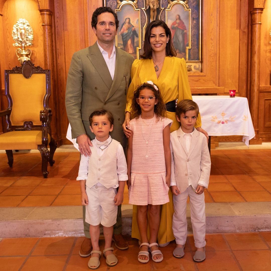 Bárbara Coppel y Alejandro Hank celebran el bautismo de su hijo menor, Kilian, en Cabo San Lucas