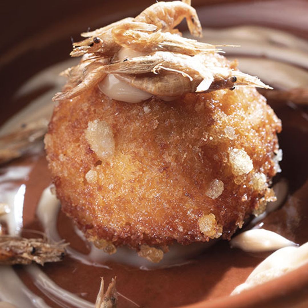 Croquetas de gambas al ajillo