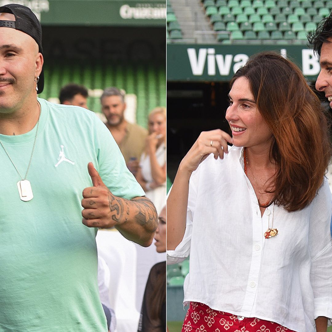 Francisco Rivera, acompañado de Lourdes Montes y su hija Cayetana, coincide con su hermano Kiko por una buena causa