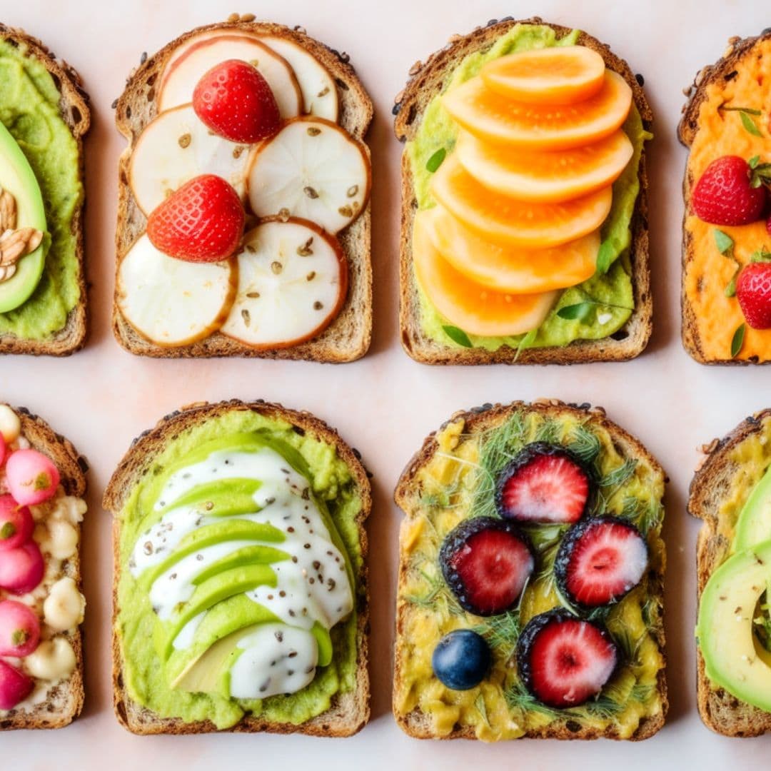 ¡Pura cremosidad! Así son estas ricas tostadas de desayuno