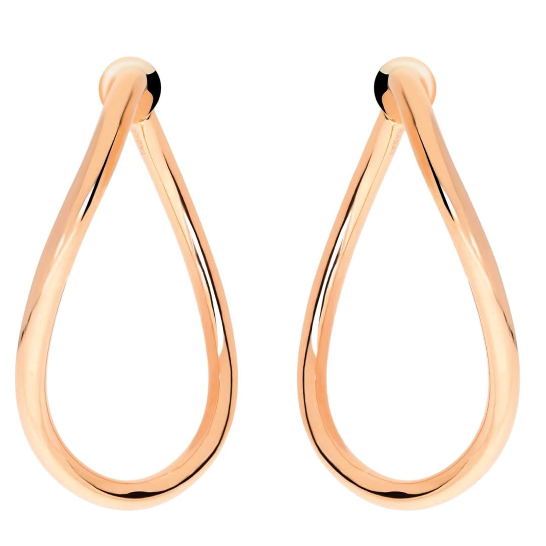Pendientes de oro rosa (3.780 €), de Rabat