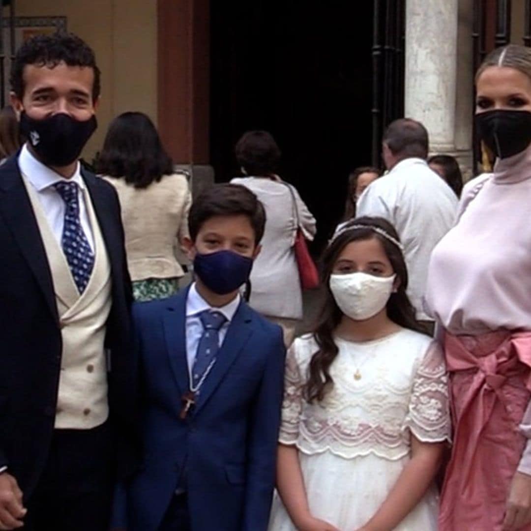 Entramos en la Primera Comunión de los hijos de Víctor Puerto