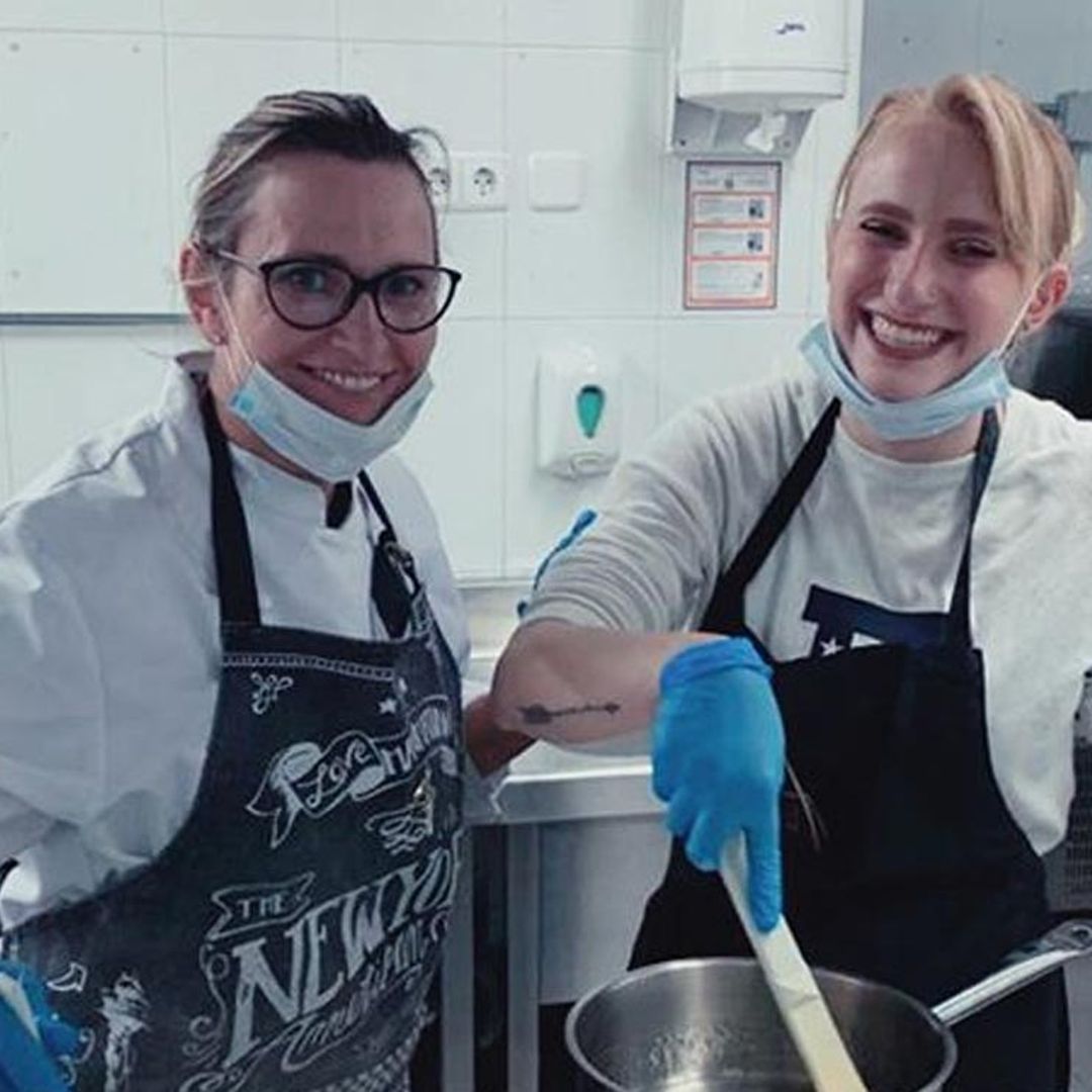 Ainhoa Arteta nos presenta a su pinche de cocina: su hija Sarah